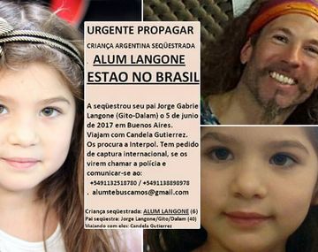 Alum fue raptada por su papá hace un mes y medio