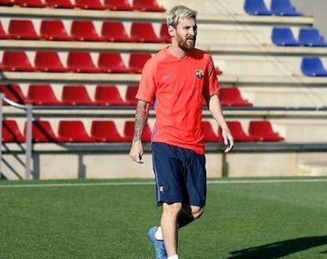 El rosarino se desgarró el 21 de septiembre ante el Atlético Madrid