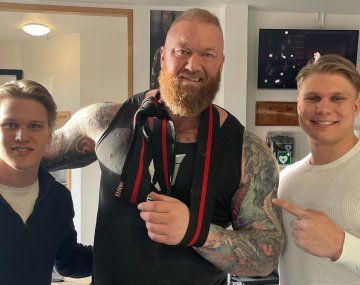 La terrible lesión de La Montaña: intentó levantar más de 250 kilos y se desgarró el pecho