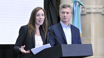 María Eugenia Vidal y Mauricio Macri María Eugenia Vidal y Mauricio Macri
