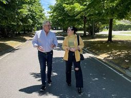 Fuerte respaldo del Presidente a Ofelia tras el atacada de libertarios