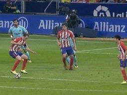 Al defensor no le temblaron las piernas y dejó pagando al argentino