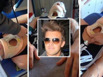 El bañero de Marley bromeó que tuvo un accidente en el programa Combate