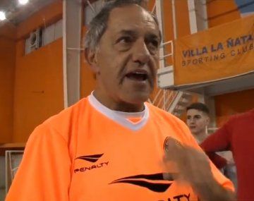 Daniel Scioli culpó a Miguel Pesce por los goles que se perdió en Villa La Ñata