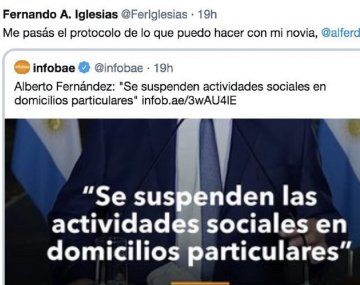 La picante respuesta de Aníbal a un tuit irónico de Fernando Iglesias
