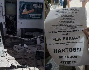 Repudio al ataque a la sede del Frente de Todos en Bahía Blanca: desde el PRO