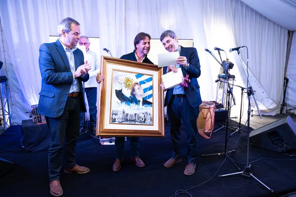 El presidente uruguayo Luis Lacalle Pou fue invitado al evento tradicional del Grupo Sancor Seguros