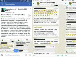 Las capturas fueron compartidas en Facebook y se volvieron virales Las capturas fueron compartidas en Facebook y se volvieron virales