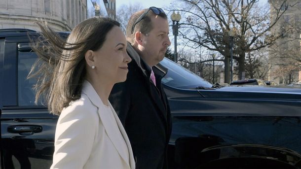 María Corina Machado en Washington. María Corina Machado en Washington.