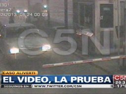 El video que muestra cuando el hijo de Aliverti llegaba al peaje