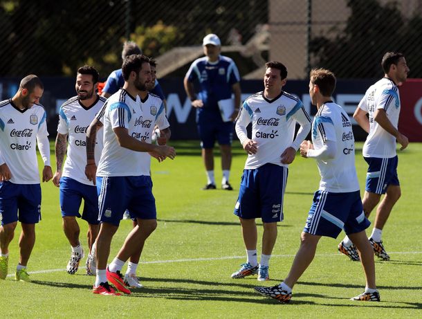 Mirá las mejores fotos del último entrenamiento de la Selección antes de viajar a Río