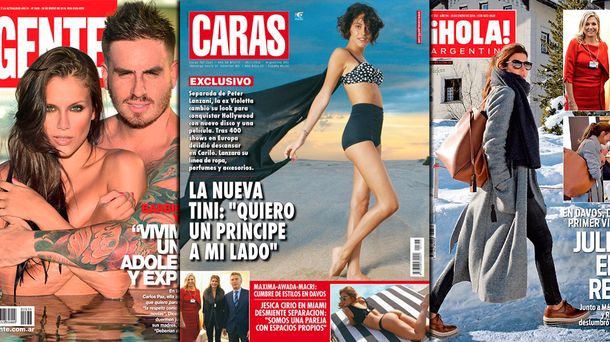 Mirá las tapas de las revistas de esta semana