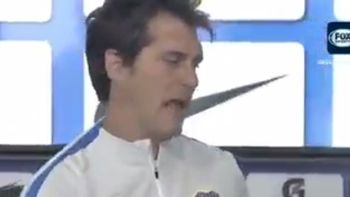 Guillermo se lesionó en una conferencia de prensa Guillermo se lesionó en una conferencia de prensa