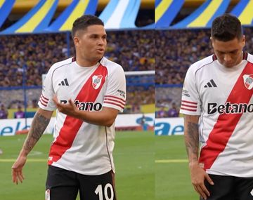 El reproche de Quintero a un compañero durante el Superclásico: ¿a quién apuntó?