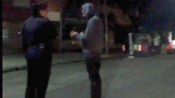 Las imágenes fueron grabadas por los vecinos Las imágenes fueron grabadas por los vecinos