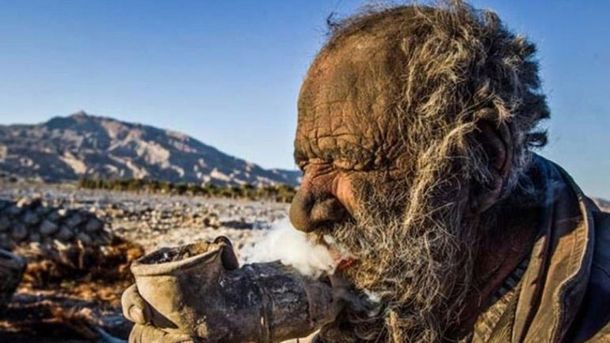 Toda una vida sin agua y jabón: un iraní lleva 60 años sin bañarse