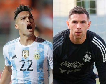 Insólito cruce entre Independiente y Racing durante el partido de la Selección