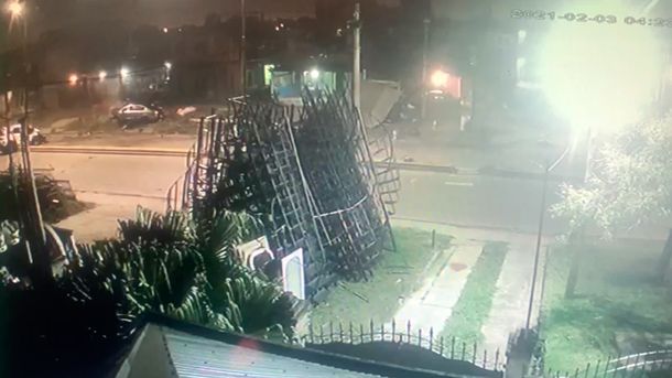 Video: así fue el choque tras el fatal asalto en San Francisco Solano