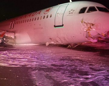 Canadá: despistó un avión con 138 pasajeros