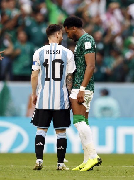 Qué le dijo a Messi el defensor de Arabia Saudita que lo increpó