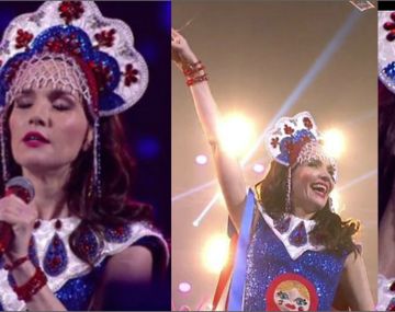 Natalia Oreiro cantó ante 20 mil personas en un festival ruso