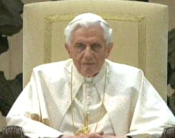 La primera aparición del Papa tras su anuncio de renuncia