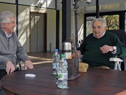 Tabaré Vázquez y José Pepe Mujica, los dos expresidentes del Frente Amplio. (Foto: Uruguay Presidencia) Tabaré Vázquez y José Pepe Mujica, los dos expresidentes del Frente Amplio. (Foto: Uruguay Presidencia)