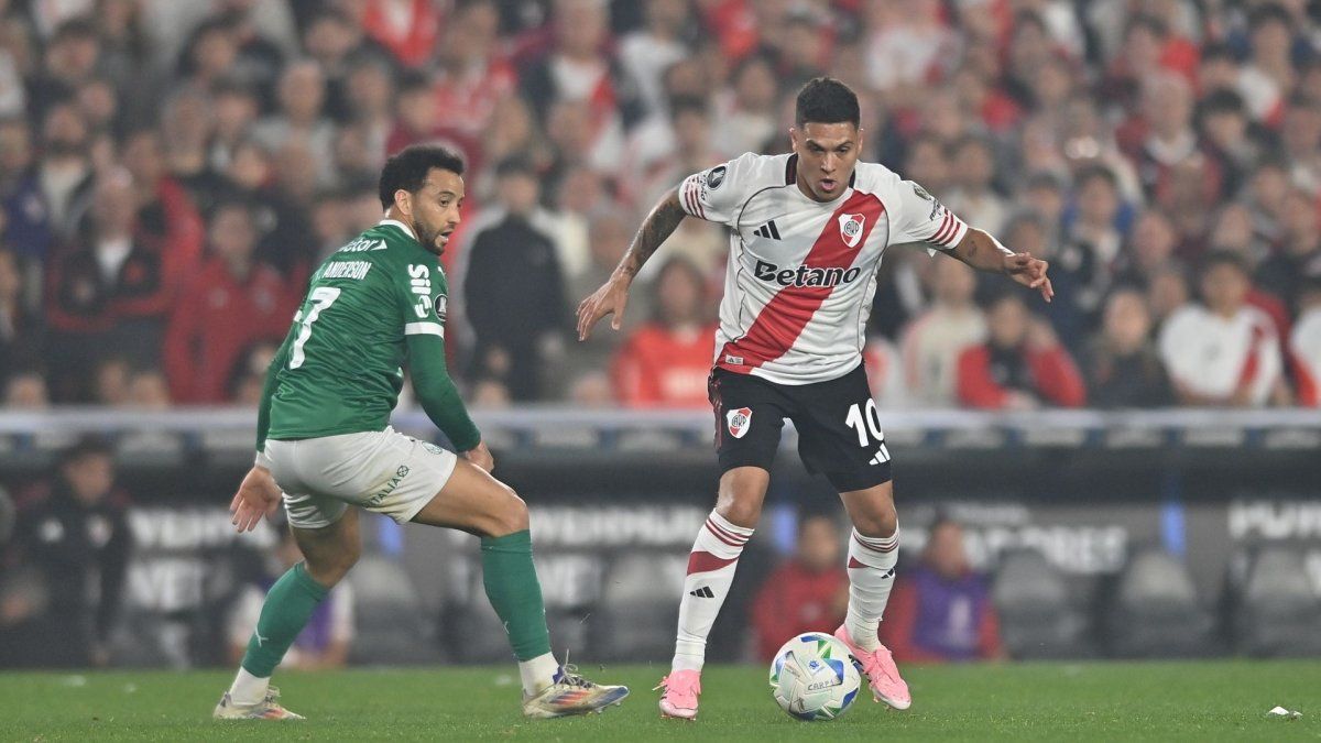Pudo ser goleado pero quedó vivo: River cayó con Palmeiras en la ida por los cuartos de la Copa Libertadores