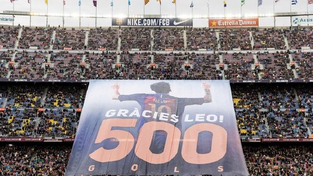 El tributo que le rindió el Camp Nou a Lionel Messi