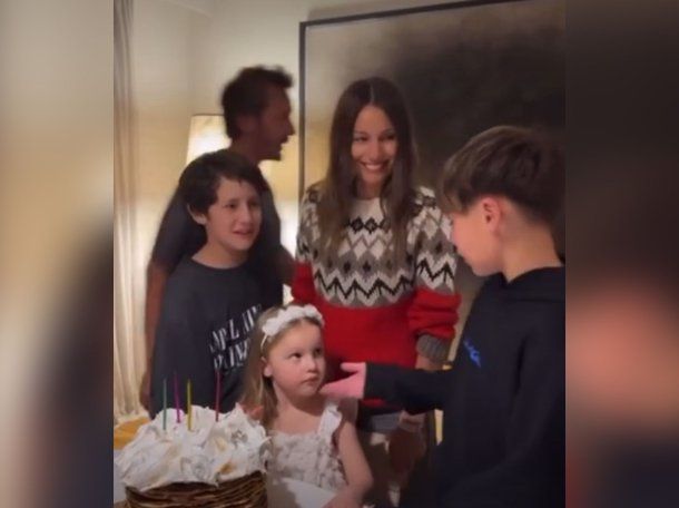Pampita festejó el cumpleaños de la hija que tuvo con Moritán junto a ¡Benjamín Vicuña!