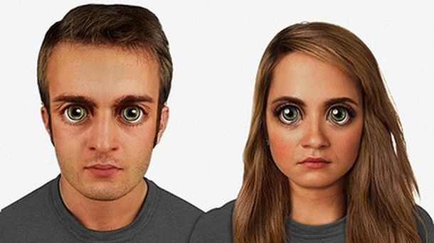 Cómo serán las caras humanas dentro de 100 mil años