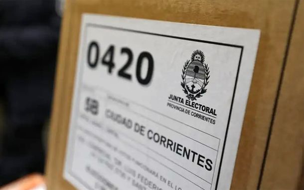 Domingo de elecciones en Corrientes.