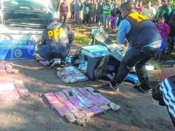 Decomisaron 75 kilos de marihuana – Crédito: nuevodiarioweb.com.ar