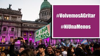 #niunamenos vuelve a la calle con la consigna #volvemosagritar #niunamenos vuelve a la calle con la consigna #volvemosagritar