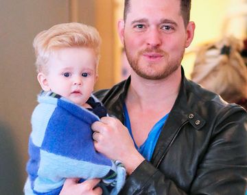 Michael Bublé y el pequeño Noah