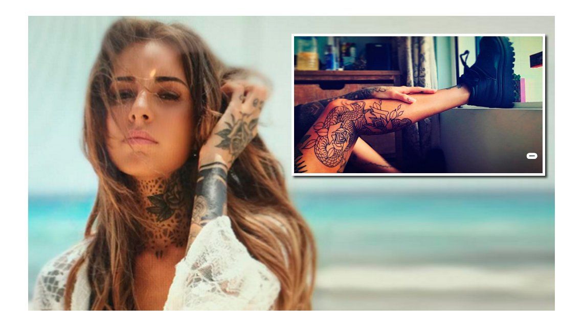 El nuevo tatuaje de Candelaria Tinelli: rosas negras en la ...