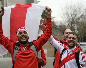 Así fue la previa del partido ante Sanfrecce los hinchas de River