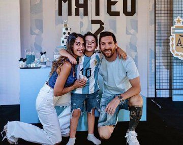 Mateo Messi es furor por la decoración de su cumpleaños