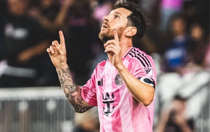 Messi brilló con un doblete para Inter Miami, tras ser liberado por Scaloni
