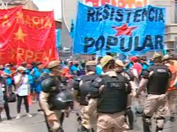 Corte en Puente Pueyrredón por protesta piquetera