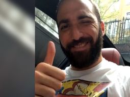 gonzalo higuain subio un video cantando...¡y le erro a la letra! gonzalo higuain subio un video cantando...¡y le erro a la letra!