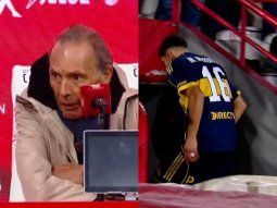 russo dio explicaciones tras el polemico cambio de merentiel: que dijo el dt de boca