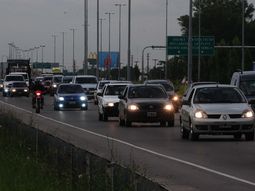 Unos 2.500 autos circulaban en las rutas hacia la Costa