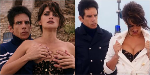 Ben Stiller confesó que le tocó las lolas a Penélope Cruz todo lo que pudo y más