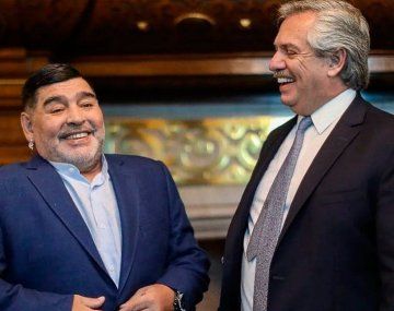 Emotivo video: Alberto Fernández recordó a Maradona con un guiño a la Selección