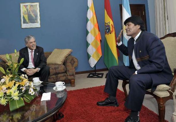Julio De Vido se reunió con Evo Morales en Bolivia
