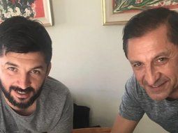 Ramón Díaz y su hijo Michael