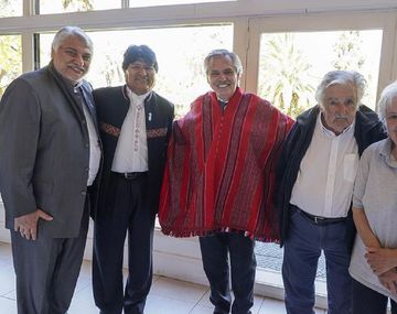 Alberto publicó una foto con Lugo