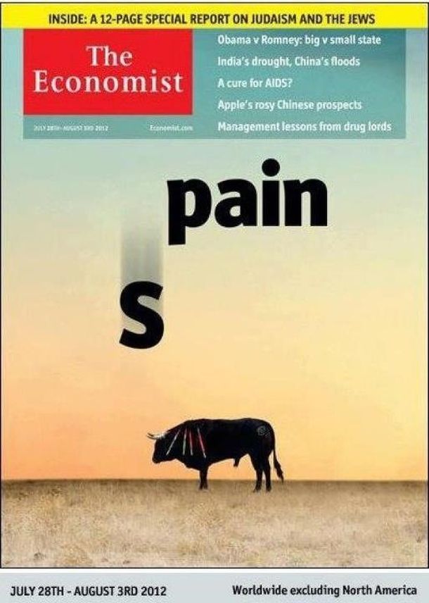 Efecto Crisis: The Economist transforma a España en dolor