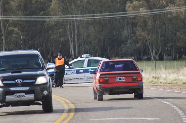 Cierran parte de una ruta bonaerense por la nieve